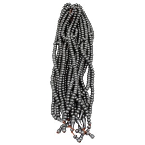 8 mm 99 lu Tesbih - Metalik Gri - 10 Adet