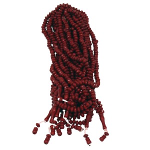 Kristal 8 mm 99 lu Tesbih - Bordo - 10 Adet
