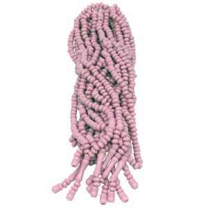 Kristal 8 mm 99 lu Tesbih - Pembe - 10 Adet