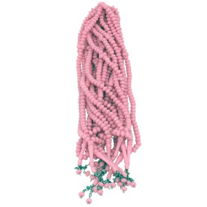 Kristal 10 mm 99 lu Tesbih - Pembe - 10 Adet