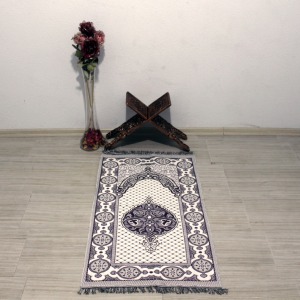 Müftübey Yumuşak Simli Seccade - Mor