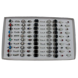 Kadın - Erkek - Çocuk 100 lü Karışık Yüzük Set
